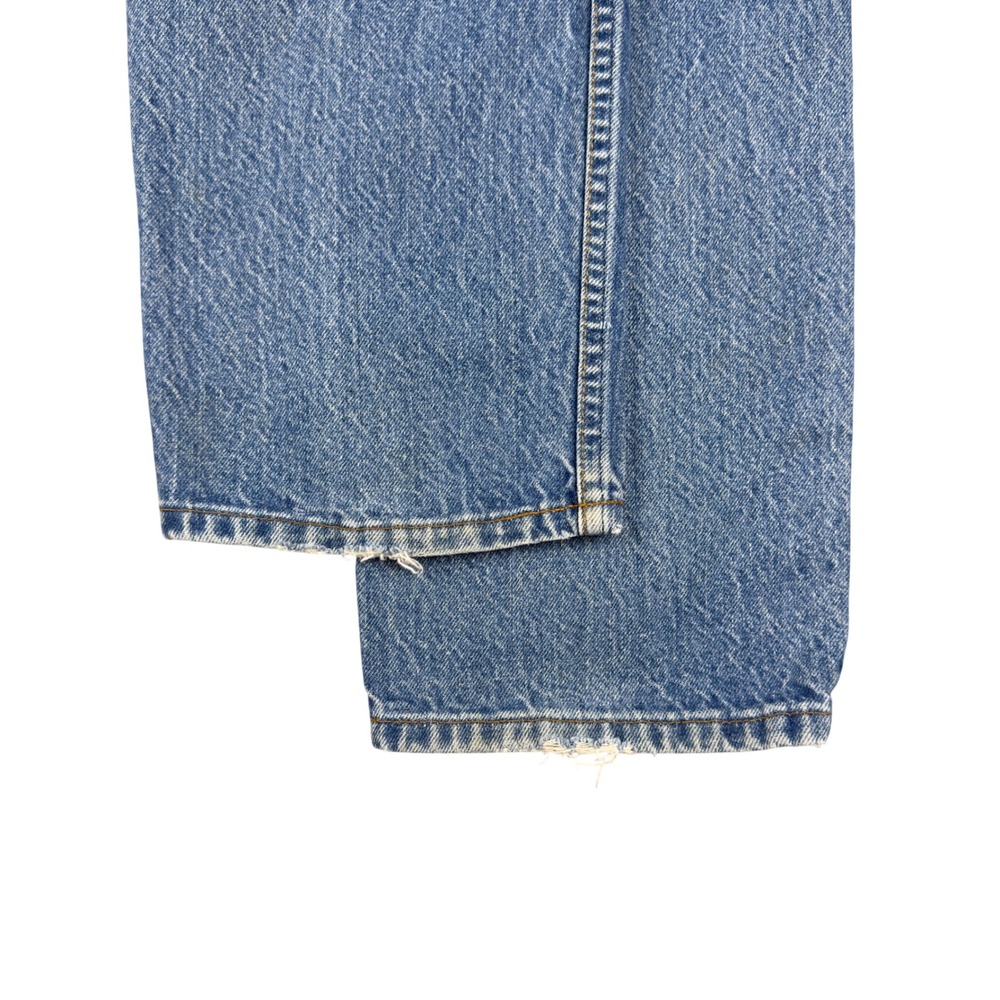 Vtg Levi's 505 Orange Tab Jeans Men 36x27.5 Straight‎ Leg Light Wash Denim USA - Picture 8 of 15